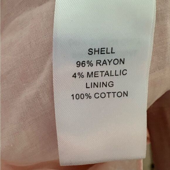 Anna Cate Women's Light Coral Smocked Ruffle Mini Dress Size M Casual Spring - Picture 6 of 7